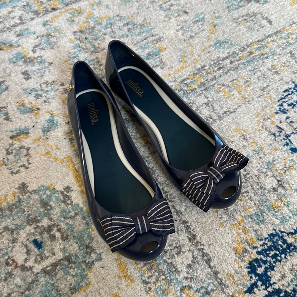 Melissa Rubber Flats Size 8